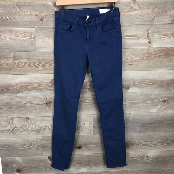 Rag & Bone Skinny Maya Blue Jeans 27 - Picture 5 of 8